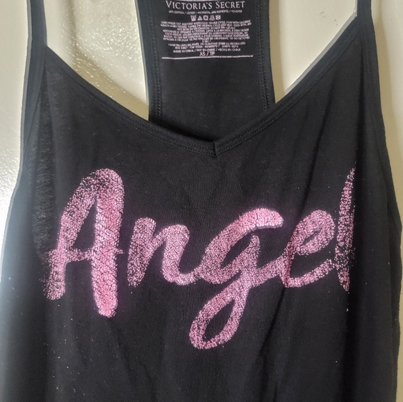 Victoria Secret Flowy glitter Angel Tank Top - Picture 2 of 3